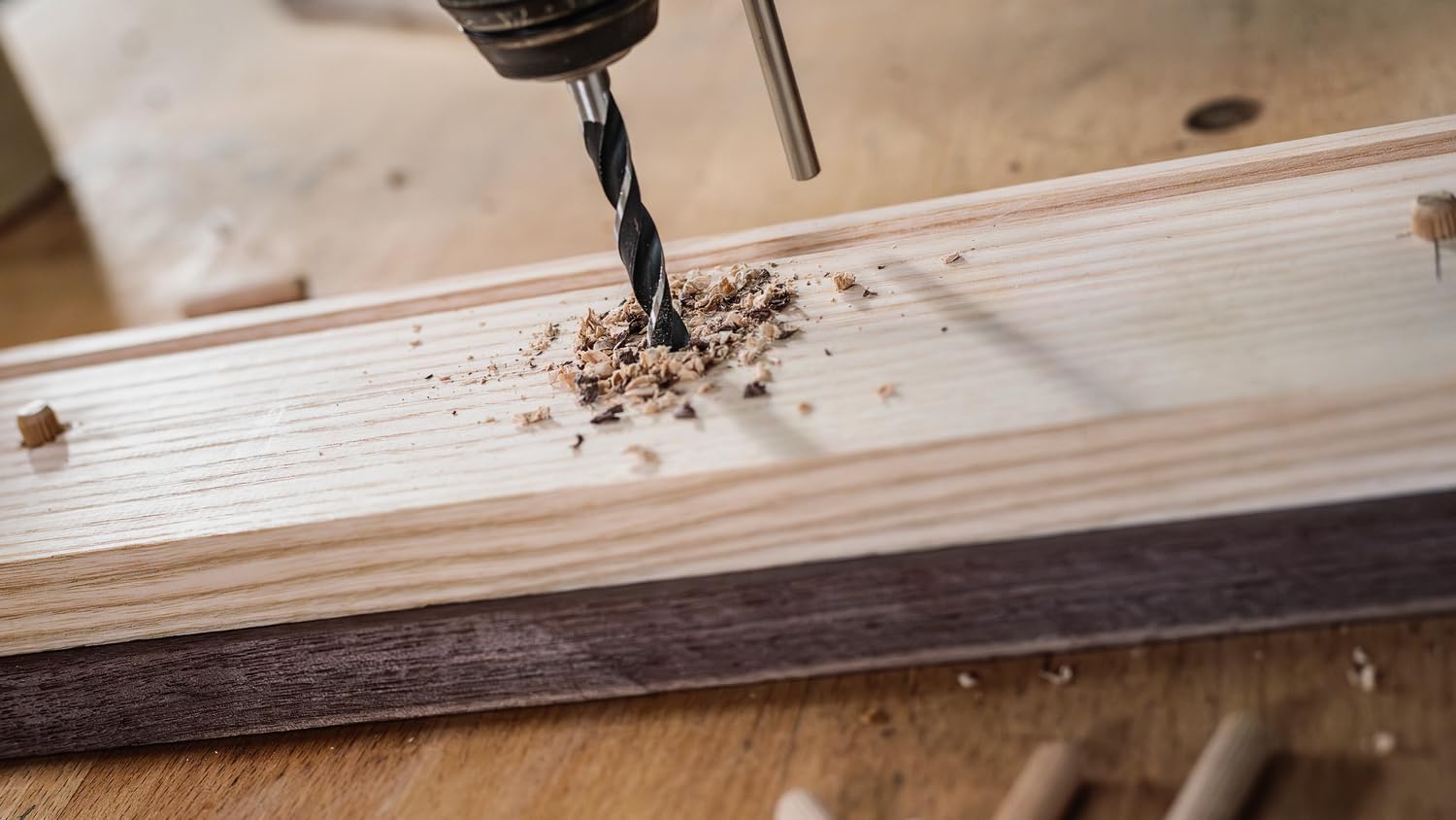 Bosch 7x PRO Wood Holzspiralbohrer-Set (für Weichholz, Hartholz, Ø 3,0, 4,0, 5,0, 6,0, 7,0, 8,0, 10,0 mm, Professional Zubehör Bohrmaschine/Schrauber) 6