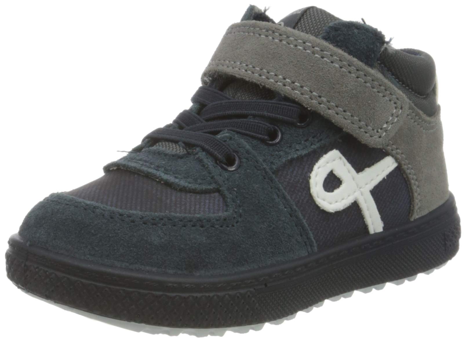 Primigi Baby Boys Pbz 63607 First Walker Shoe, Navy-Grigio/Blu, 8 UK Child