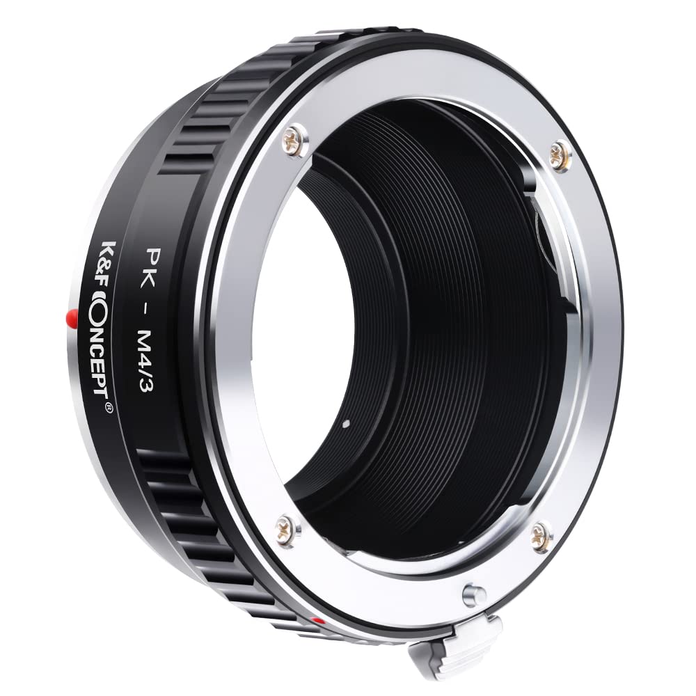 K&F CONCEPT PK to M4/3 Adapter, Lens Mount Adapter for Pentax K PK Lens to Micro 4/3 MFT Mount Compatible With Olympus Panasonic Cameras