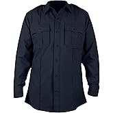 First Class 100% Polyester Long Sleeve Zippered Uniform Shirt