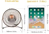 EasyAcc 8 Inch USB Desk Fan 2 Speed Silent Air Circulator 360° Rotation view 6