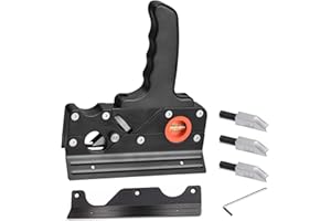 Eewudwok Chamfer Plane, Hand Chamfering Wood Planer, Premium Woodworking Edge Corner Flattening Tool Aluminum Alloy Plane wit