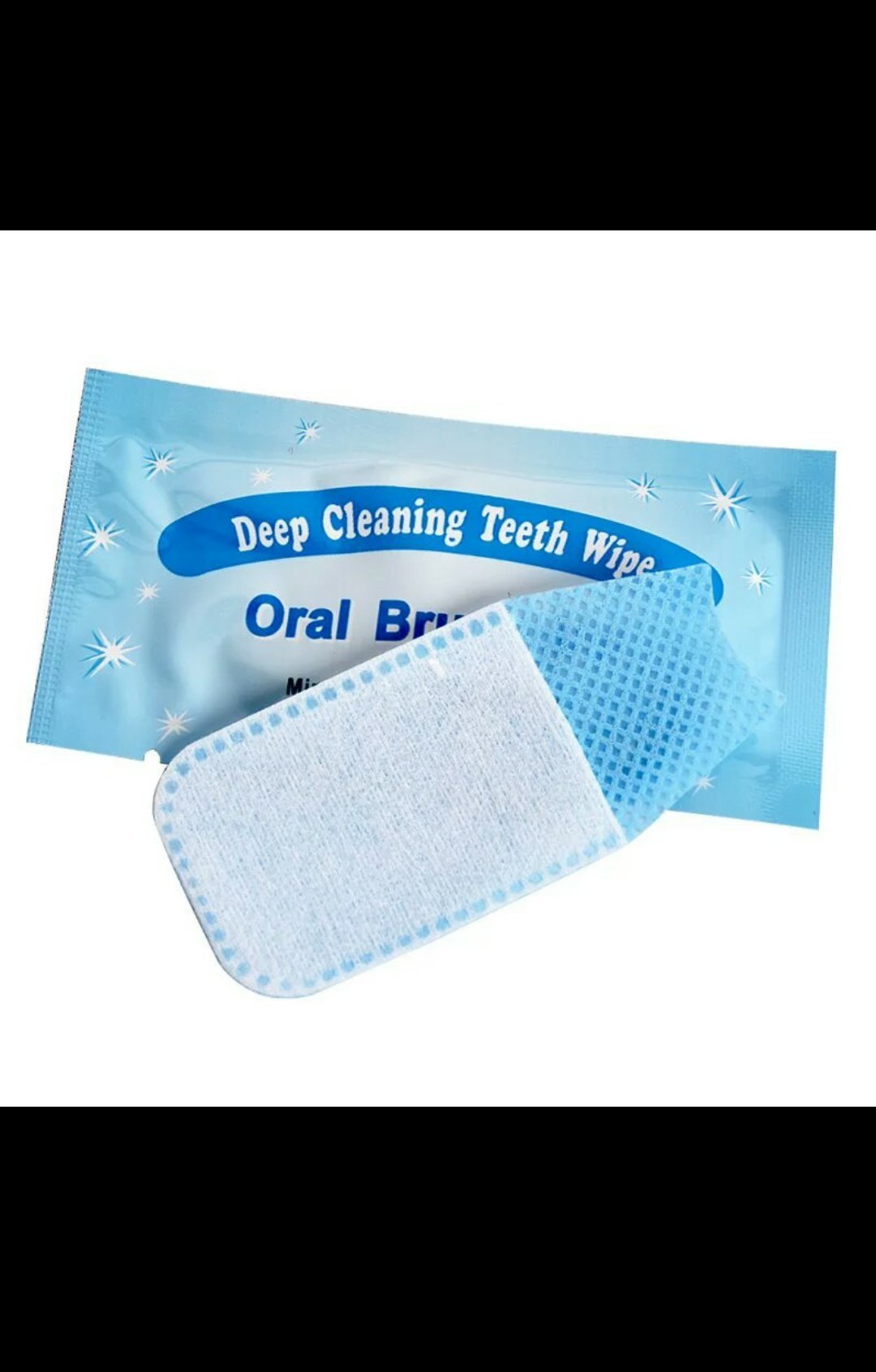 Oral Brush Up Teeth Wipes, perfect for camping, travelling, cleaning teeth on the go. (10)