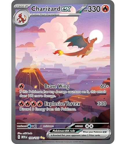 リザードンex Charizard ポケモンカード 199/165 Charizard ex Special Illustration Rare NM 199/165 Scarlet & Violet