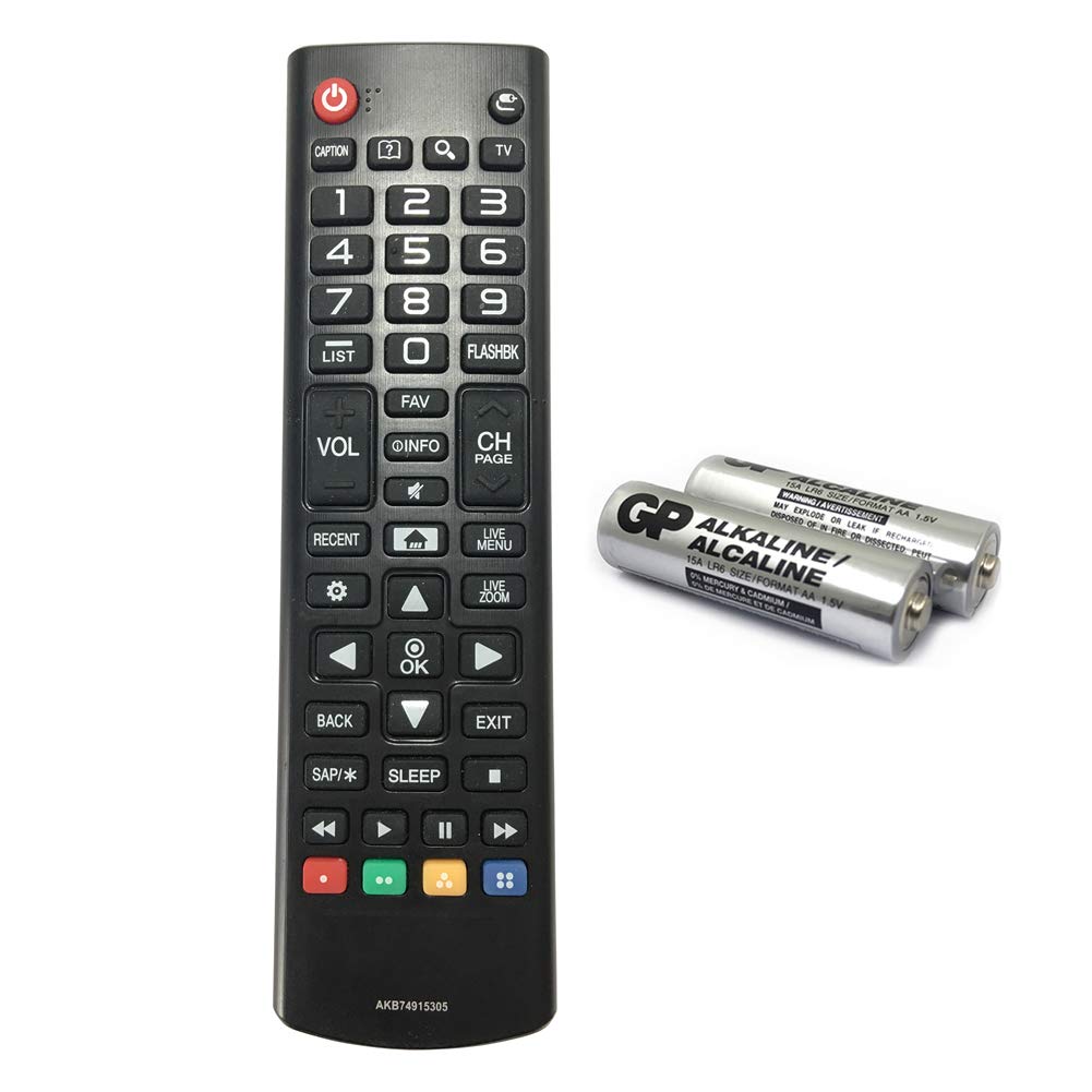 AKB74915305 Replacement TV Remote for LG TV