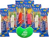 Pez Nintendo Super Mario Pez Dispensers 6 Pack Variety with Jelly Bean Emoji Mini Plush Toy