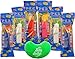 Pez Nintendo Super Mario Pez Dispensers 6 Pack Variety with Jelly Bean Emoji Mini Plush Toy