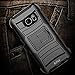 Galaxy S7 Case, E LV Belt Swivel Clip / Kickstand - Dual Layer Armor Holster Defender Full Body Protective Case Cover for Samsung Galaxy S7 - [Black]