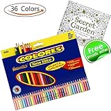 Colored Pencils + Coloring Books , Premium Assorted Oil Based coloring Pencils S