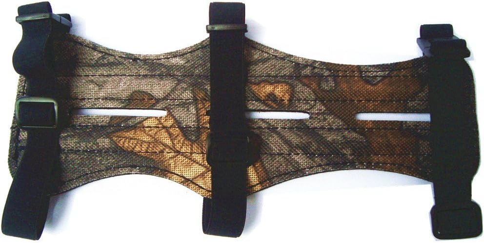 FAY 8.6" Youth Armguard Archery Bow Range with 3-Strap Buckles Camo