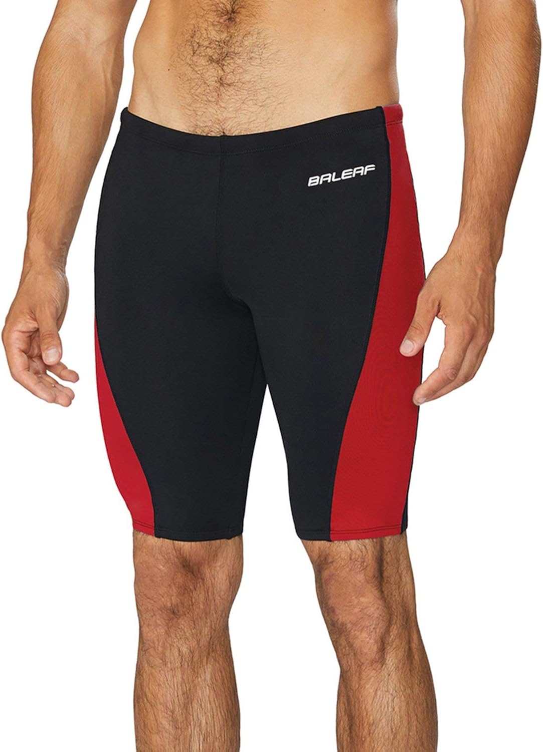 BALEAF Men's Athletic Durable Training Polyester Jammer Swimsuit : Clothing