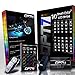 OPT7 Aura Motorcycle LED Accent Lighting Kit, RGB Multi-Color Lights Kit with Remote, Motorcycle Lights Underglow Strips Accessories with Switch for Cruisers, 10pc Single Row