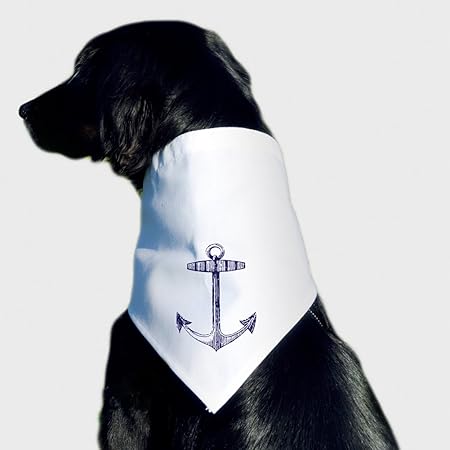 navy dog bandana