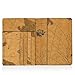 Famavala RFID Blocking Passport Holder Case Cover Wallet, MapBrown