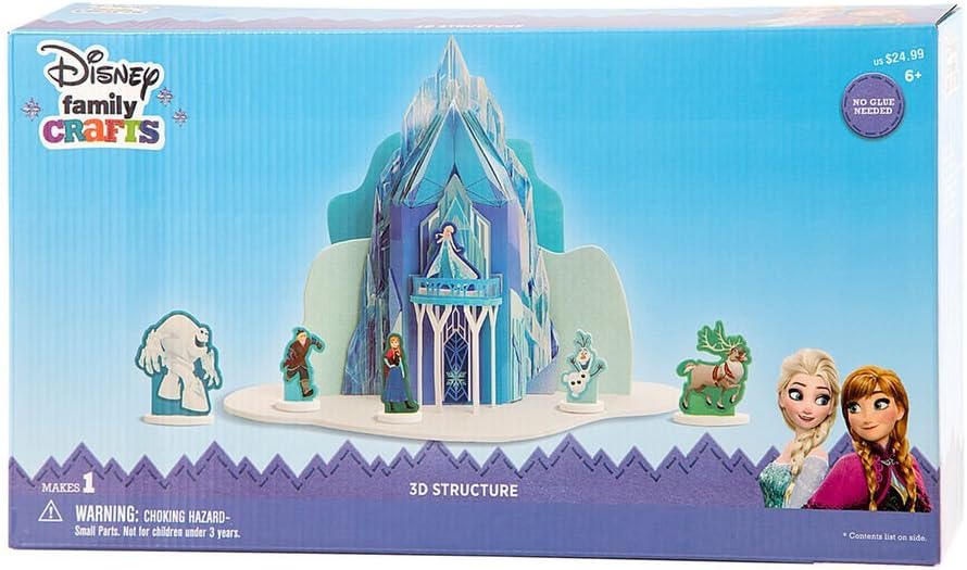 Disney Family Crafts Build Your Own 3D Frozen Castle