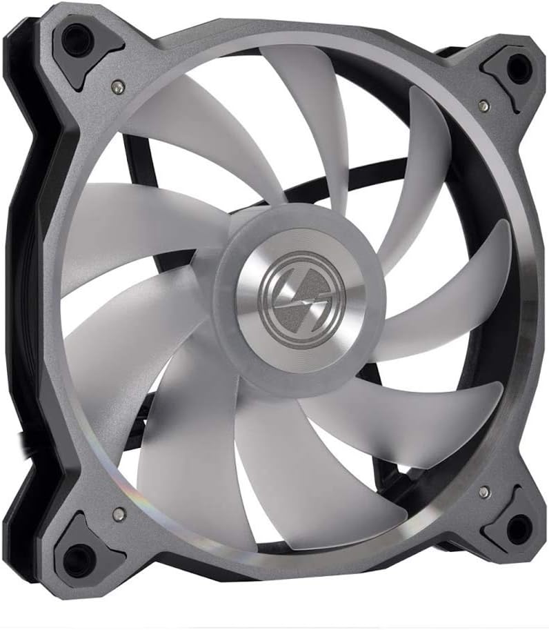 LIAN LI Bora Digital Series 3 x 120mm Addressable RGB LED PWM Case Fans I 3 Fans Pack I Lian Li Bora Digital - Space Grey