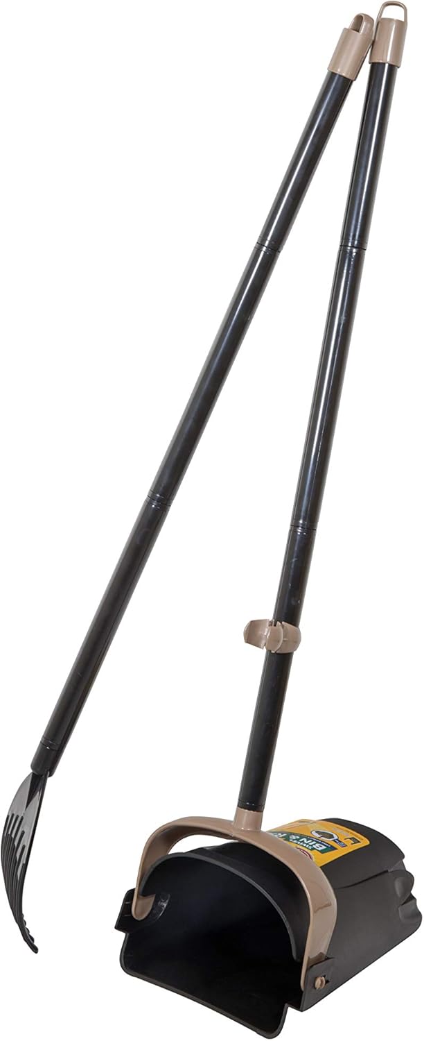 Petmate 70067 Arm & Hammer Swivel Bin & Rake Pooper Scooper, Scented Bags included, One Size, Black/Penny : Litter Scoops : Pet Supplies