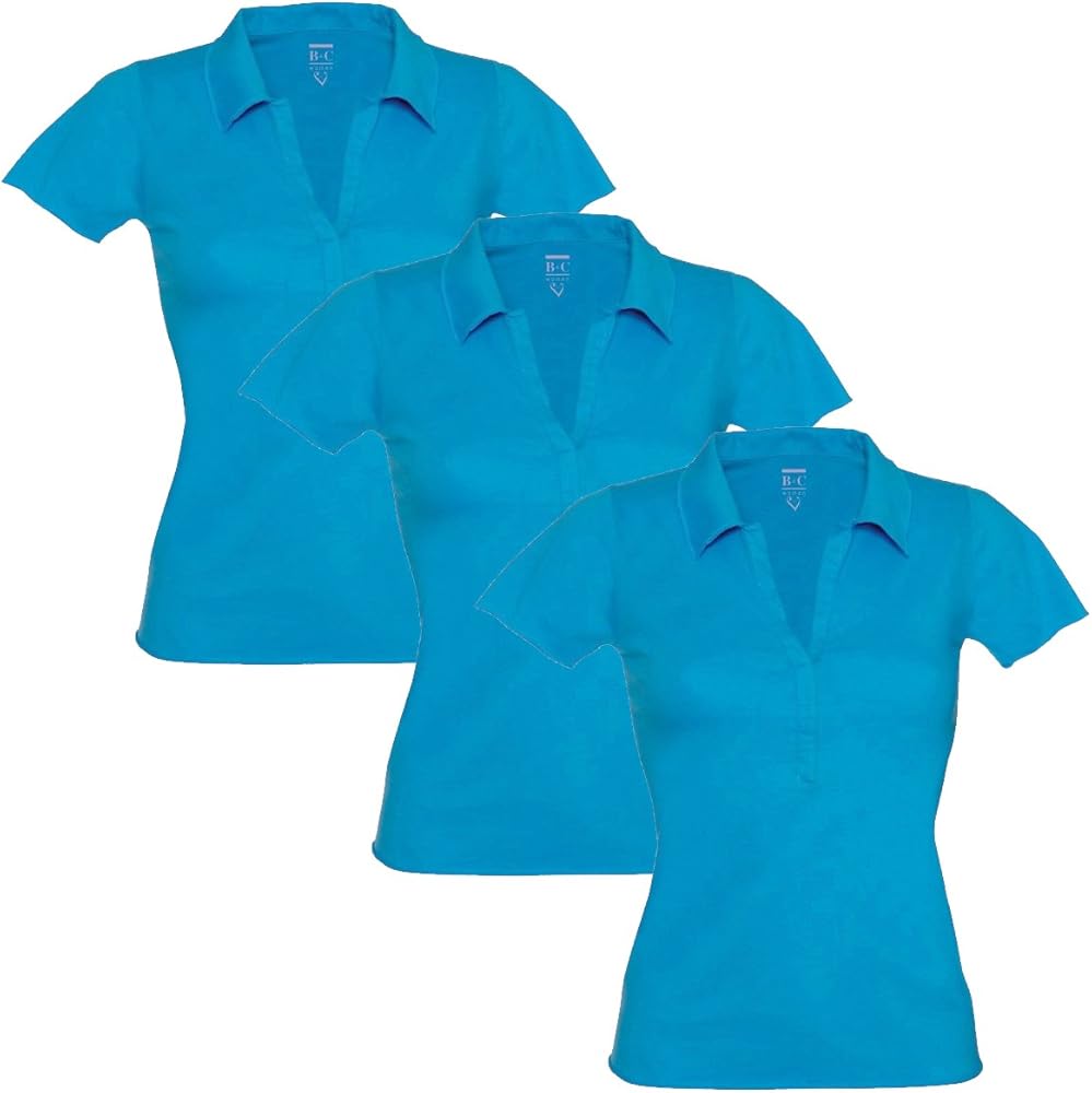 polos de mujer cuello v