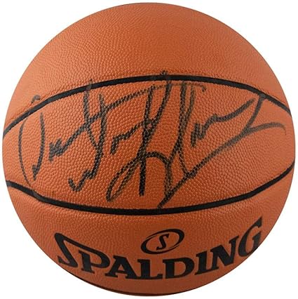 dennis rodman autographed basketball