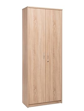 expendio Putzschrank Koblenz 43 Eiche Sonoma 74x188x35 cm Besenschrank Mehrzweckschrank Schrank Dielenschrank