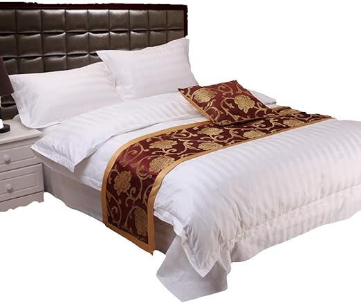 Amazon Com Yih Bed Runner And Pillow Set Luxury Decorative Bed