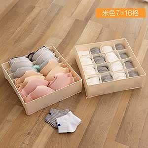 SNH Caja de Almacenamiento Ropa Interior Bragas Calcetines Tres en uno