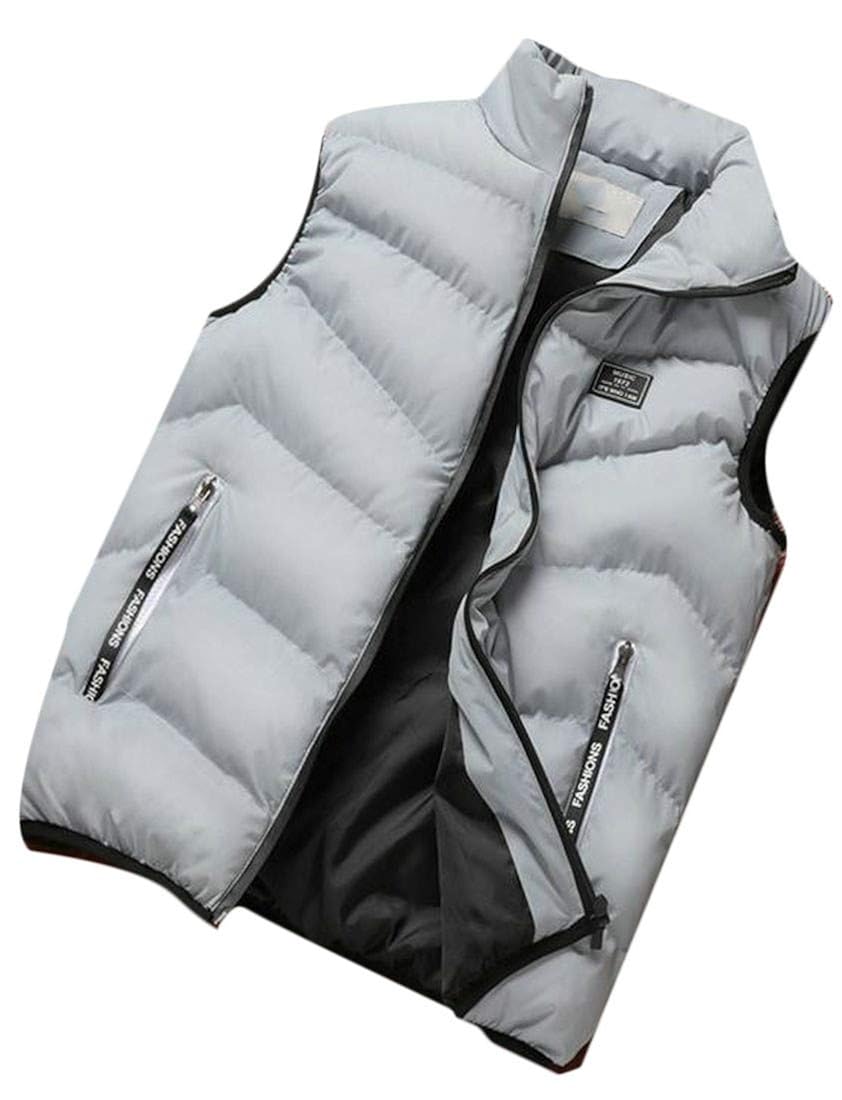 Vests Agana Mens Warm Stand Collar 