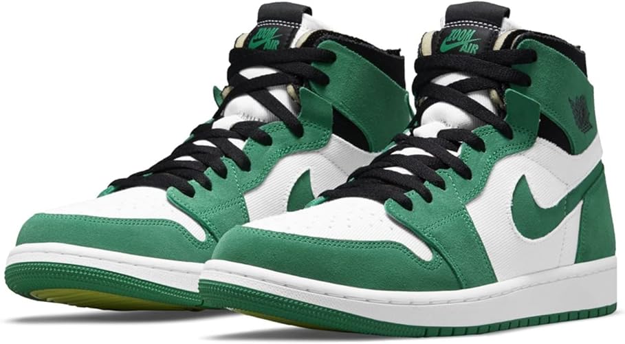 Amazon ナイキ エア ジョーダン 1 ズーム コムフォート Air Jordan 1 Zoom Cmft ホワイト グリーン Ct0978 300 日本国内正規品 Nike ナイキ スニーカー