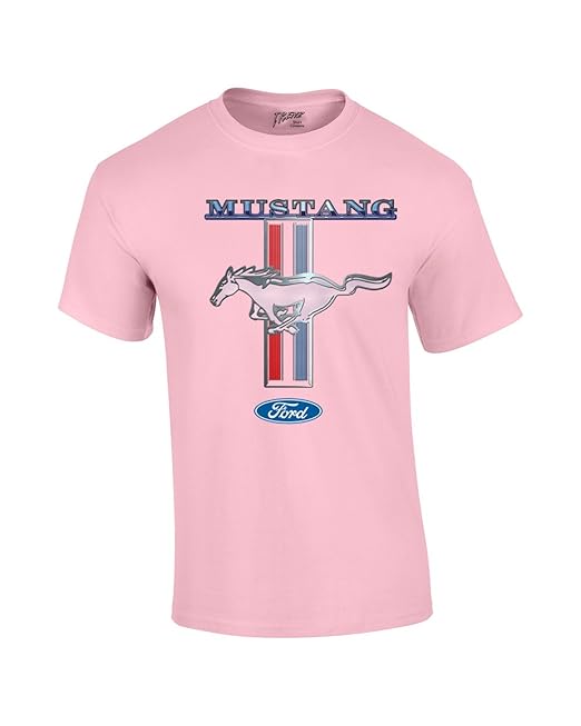 Ford Mustang T-Shirt Ford Mustang Pony & Stripes
