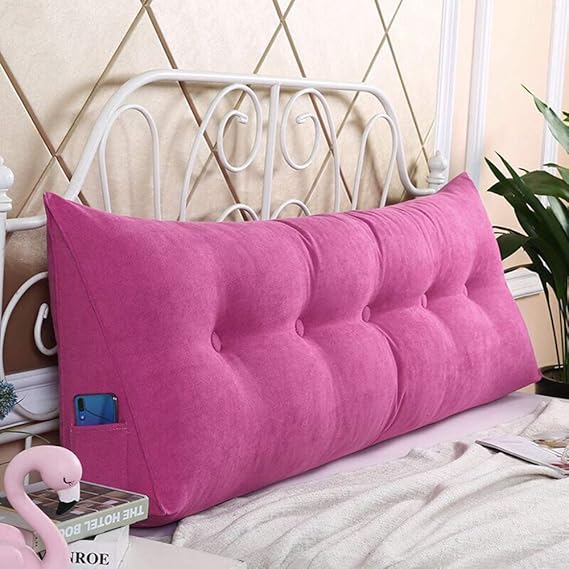 Cojín Triangular Cojín De Lectura Gran Almohada Cómodo Para Sofá O Sama