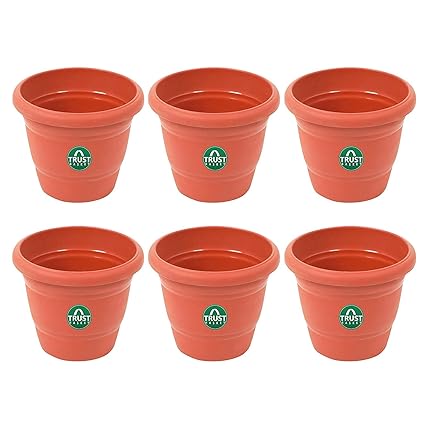 UV Treated Square Plastic Planter (14 inches) (Set of 3)
