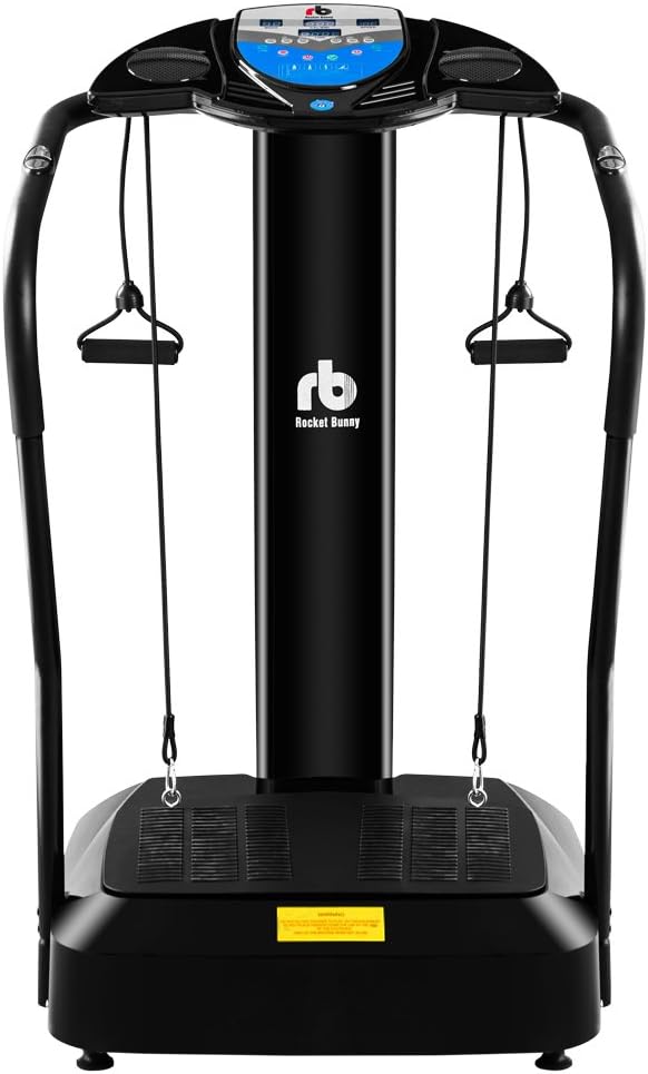 Rocket Bunny Crazy Fit Vibration Platform Vibration Plate Exercise Trainer Fitness Machine 2000W with MP3 Player
