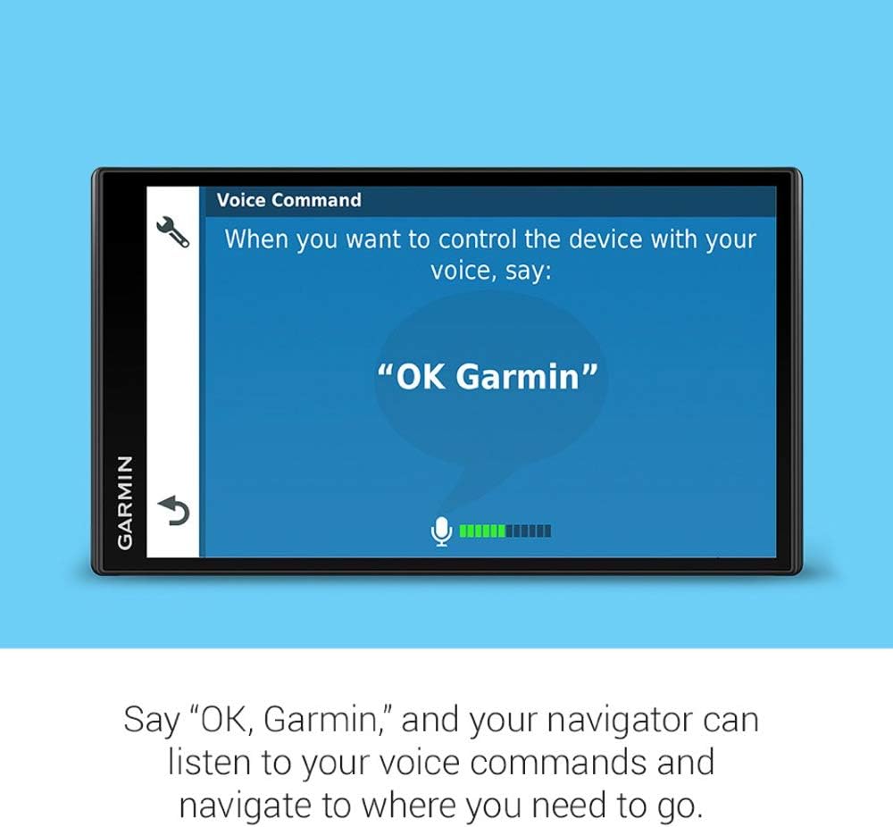 Garmin DriveSmart 65, Built-In Voice-Controlled GPS Navigator with 6.95” High-Res Display