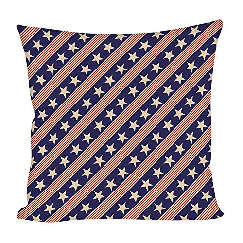 Yoliyana Primitive Country Decor Square Throw Pillow Cover