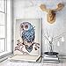 DIY 5D Diamond Painting Kit, Full Drill Animal Owl Embroidery Rhinestone Cross Stitch Arts Craft for Canvas Wall Decor
