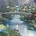 The Bradford Exchange The Illuminated Thomas Kinkade Beyond Lamplight Bridge Wall Decor Canvas Print
