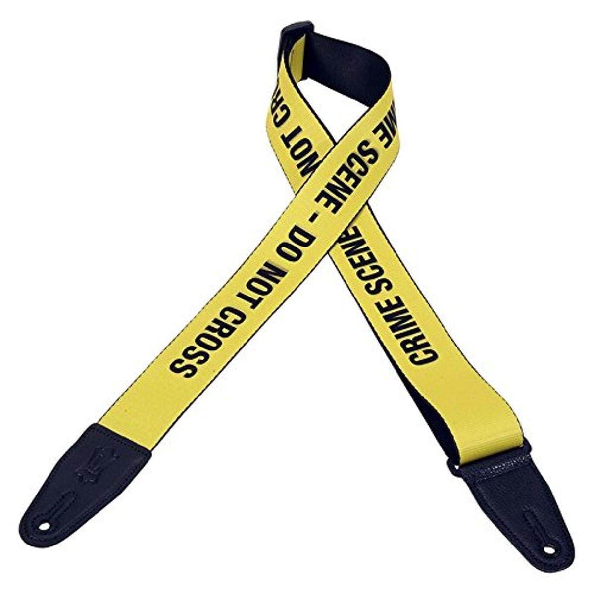 Levy's 2-inch Polyester Sonic Art Strap - Crime Scene