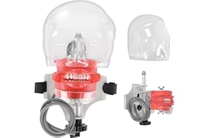 BUIFAC Dental Simulator Mannequin Head, Dental Teaching Head Model Fix on Chair with Lifelike Typodont Tooth Model with 28 Removable Teeth for Realistic Simulations in Practice And Teaching