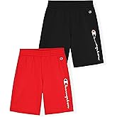 Champion Boys 2 Pack Signature Fleece Shorts for Kids