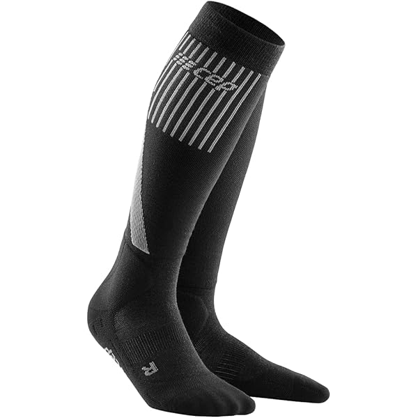Cep Compression Socks Mens CEP Ski Snowfall Tall Compression Socks