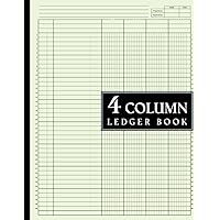 Legend Accounting Ledger Book – Hardcover Bookkeeping Log For Small Business & Personal Use – Columnar Book – Money Expense Journal – Large Format 7x10″ (Dark Blue, Smaller Than A4 (7x10