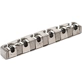 Fender LSR Roller Nut - Brushed Chrome | Fender LSR Roller Nut with shims and mounting screws for tuning stability, string friction and HSS guitar maintenance