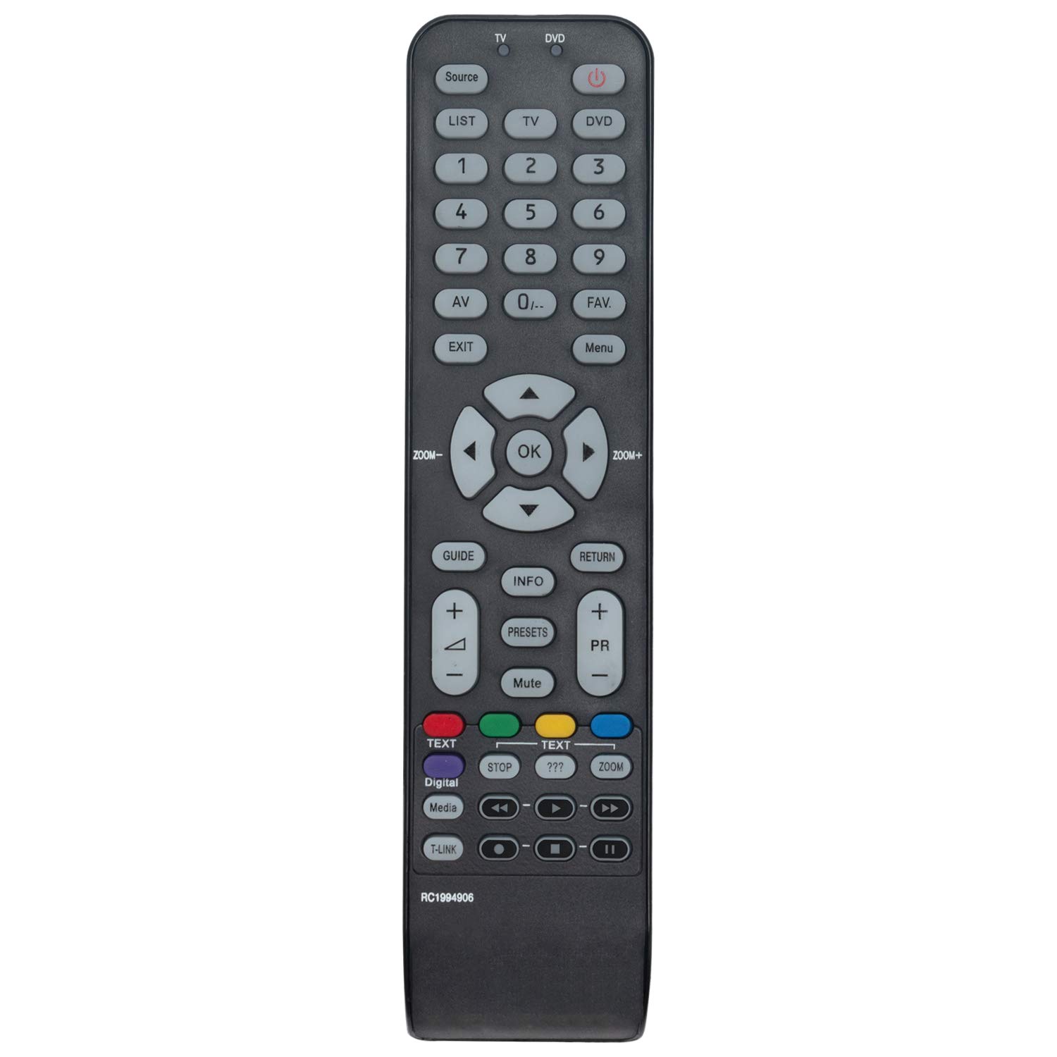 VINABTY RC1994906 Replace Remote for THOMSON TV RC1994925 RC1994920 RC1994946 40FS3246 37FS3246 24FS6246 32FS6646 55FS6646 32HE8234B 22B33H 26C35H 26A12H 19HR3022 22HR3022 26HE8022 32HE8022 37FS6646