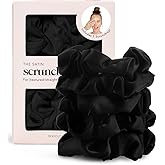 Kitsch Satin Hair Scrunchies for Women - Softer Than Silk Scrunchies for Hair | Satin Scrunchies for Girls | Satin Hair Ties