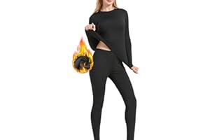YESURPRISE Women's Thermal Underwear Sets Base Layer for Men Top and Bottom Set