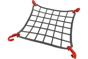 Small Cargo Net by Delta Cycle - Expandable Bungee Net with Hooks Stretches
