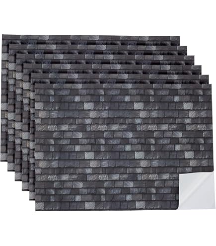 Tumdee Dolls House Light Roof Tiles Card A3 Plain Sheet 1:12 Scale – UK Made Miniature Wallpaper & Roofing Paper (766b)