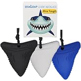 Xtra Tough (XT) Shark Tooth Chew Necklace for Kids - Chewing Necklace Teether Necklace Chew Toys Teething Toys - Designed for Chewing, Autism Sensory Teether Toy (Toughest - Aggressive Chewer)