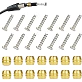 14 PCS BH90 Brake Olive and Barb - Brake brass olive and steel Connecting Insert kit for Shimano Mountain Bike Bicycle BH90 Avid Sram Bike Hydraulic Disc Brake Hose BH90/BH59