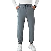 Hanes Mens Scrubs Healthcare Joggers, Scrub Joggers for Men, Moisture-Wicking & Odor Control, Multiple Pockets